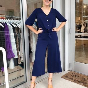 Amanda Uprichard Navy Blue two piece set